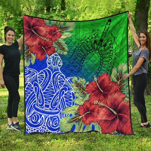 torres-strait-islanders-quilt-ocean-hibiscus