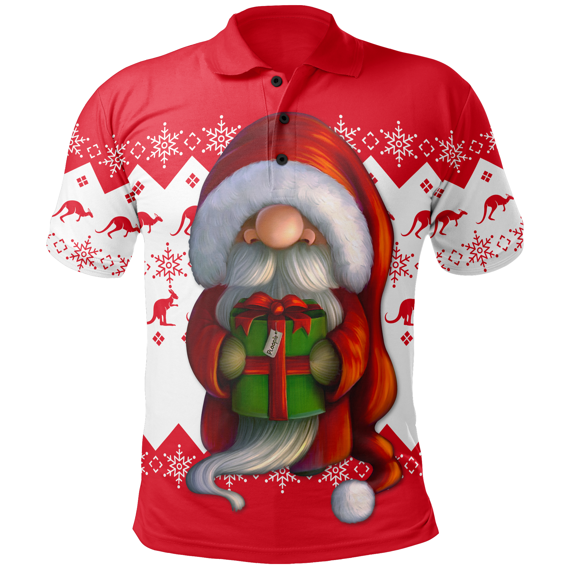 christmas-polo-shirt-christmas-gnome-shirt-unisex