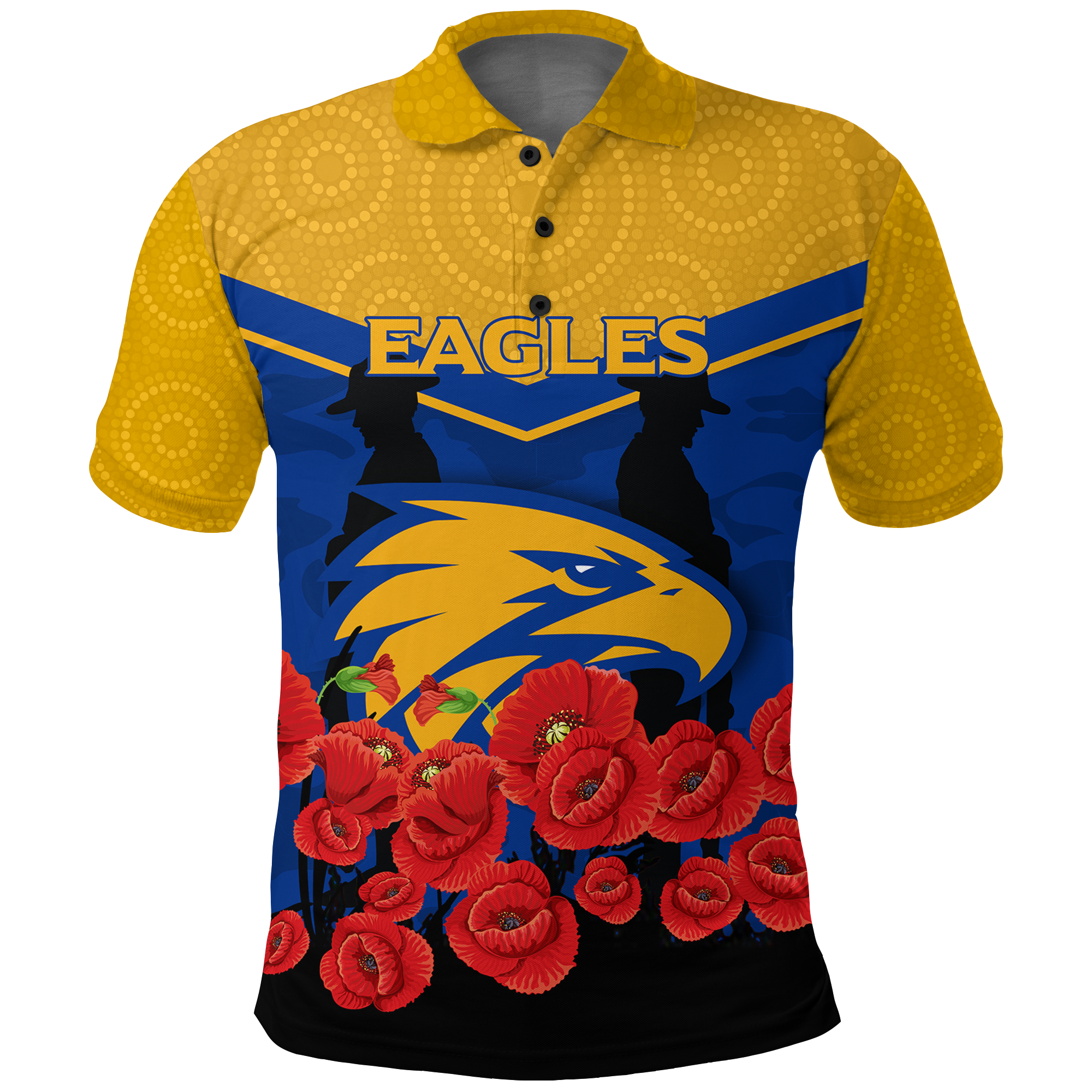 eagles-anzac-day-indigenous-art-polo-shirt