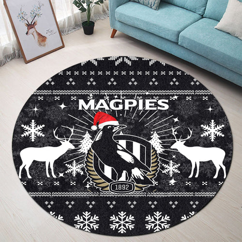 collingwood-magpies-round-carpet-christmas-ugly-style