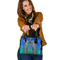 Shoulder Handbag - Turtle Background With Dhari Mask - Vibe Hoodie