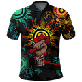 NAIDOC Week 2022 Aboriginal Art Unique Polo Shirt - LT12
