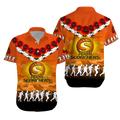 Perth Scorchers ANZAC 2022 Hawaiian Shirt Camouflage With Poppy