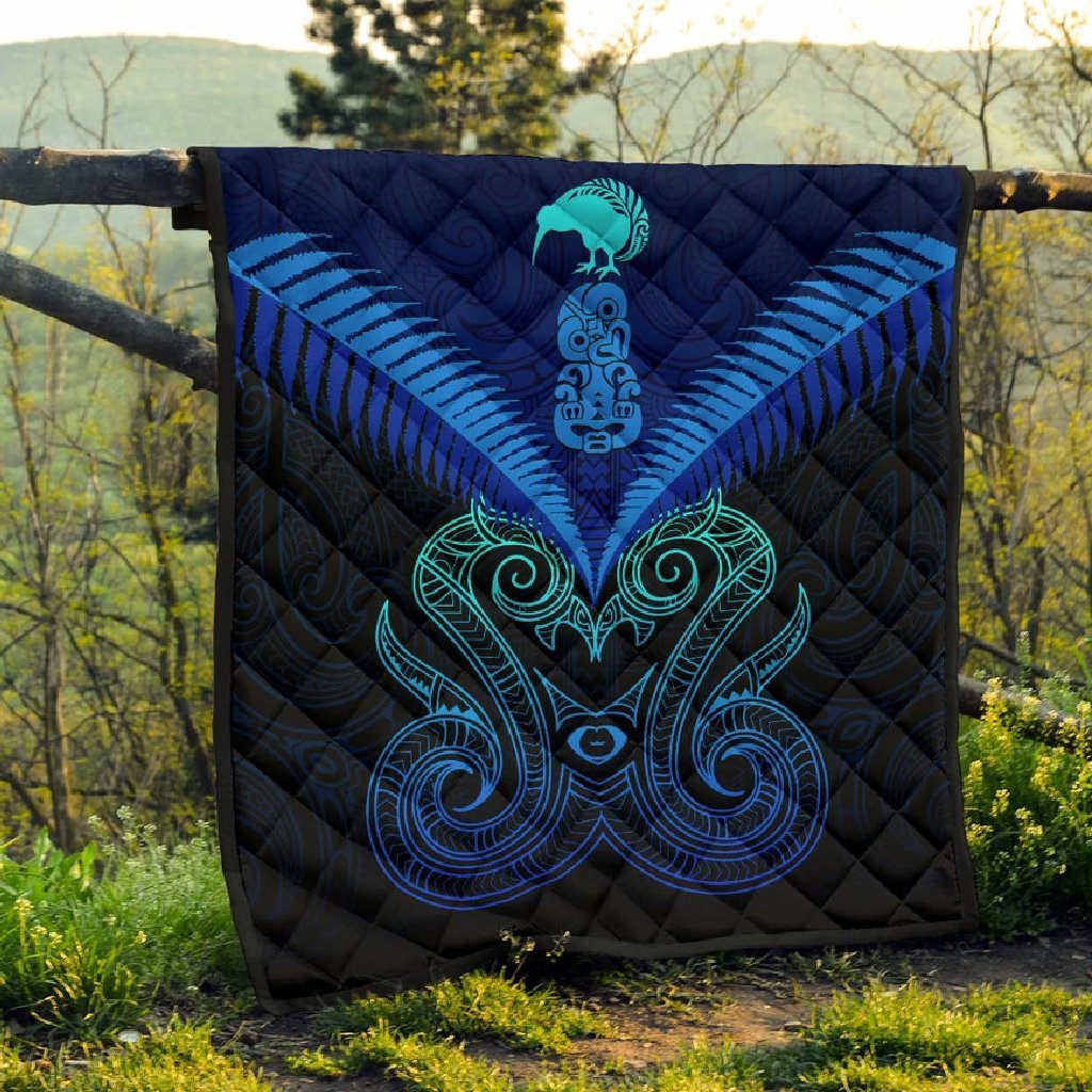 maori-manaia-new-zealand-premium-quilt-blue