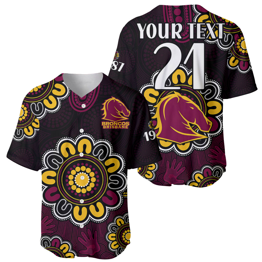 custom-personalised-nrl-brisbane-broncos-rugby-1987-aboriginal-baseball-jersey