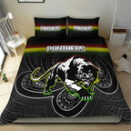 Black Panthers Rugby League Aboriginal Bedding Set - LT2
