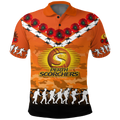 custom-personalised-perth-scorchers-anzac-2022-polo-shirt-camouflage-with-poppy