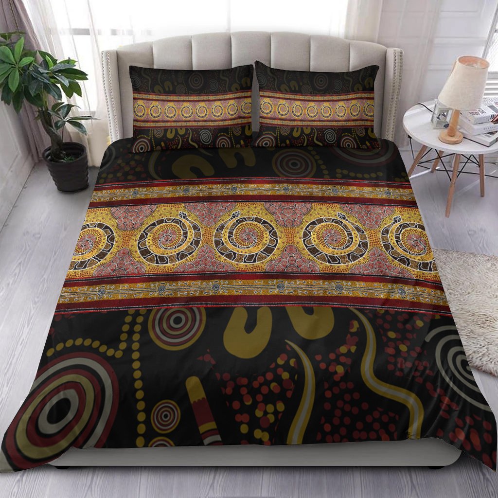 bedding-set-snake-dot-panting-art