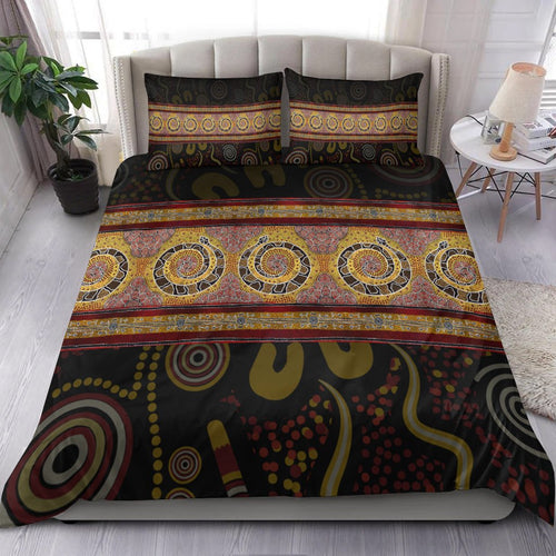 bedding-set-snake-dot-panting-art