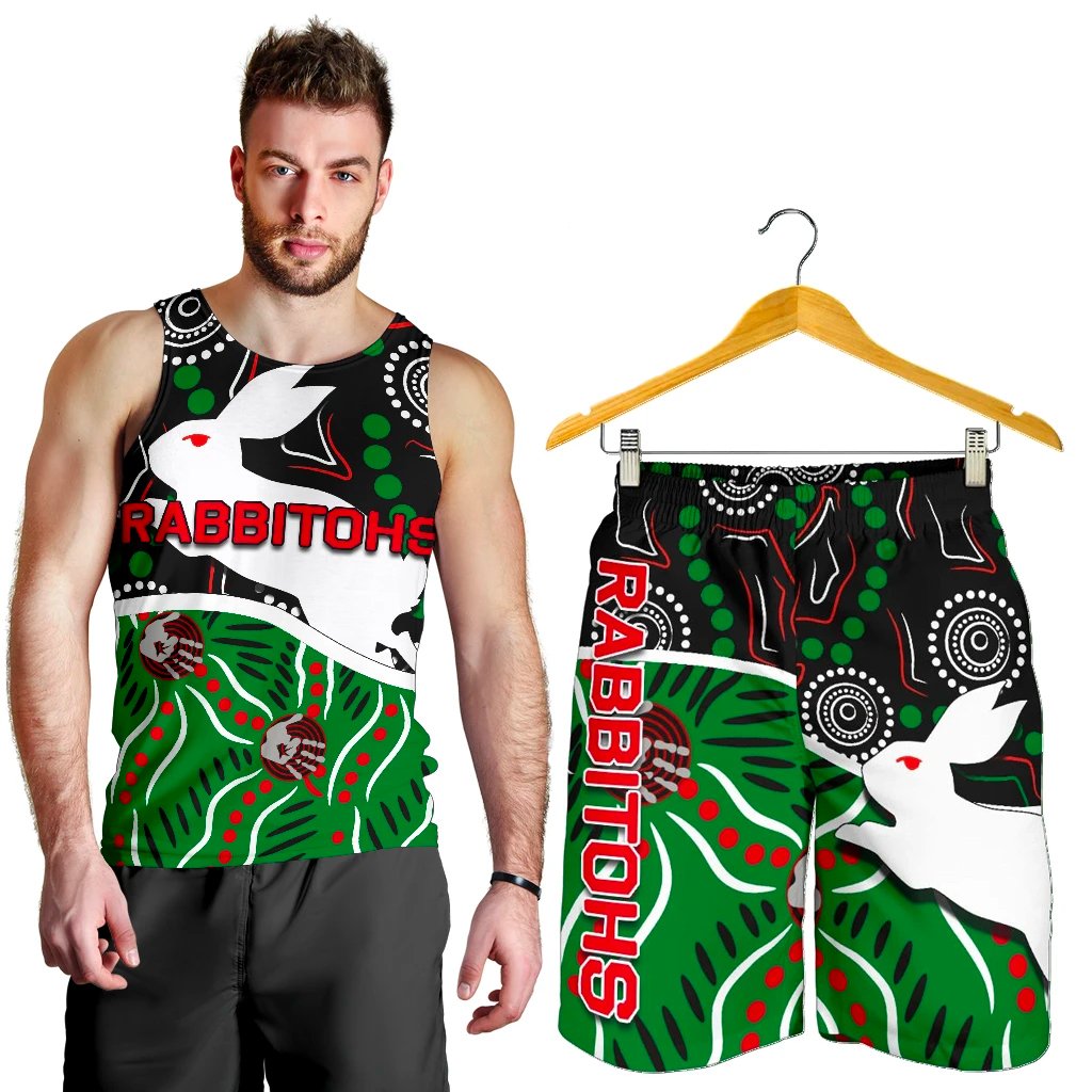 combo-men-tank-top-and-men-short-rabbitohs-aboriginal