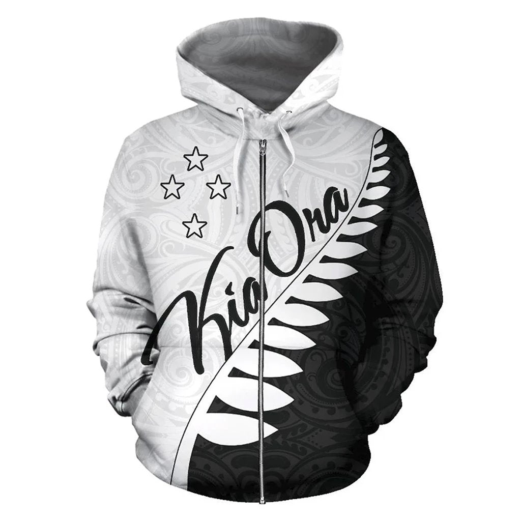 kia-ora-aotearoa-zip-up-hoodie-silver-fern