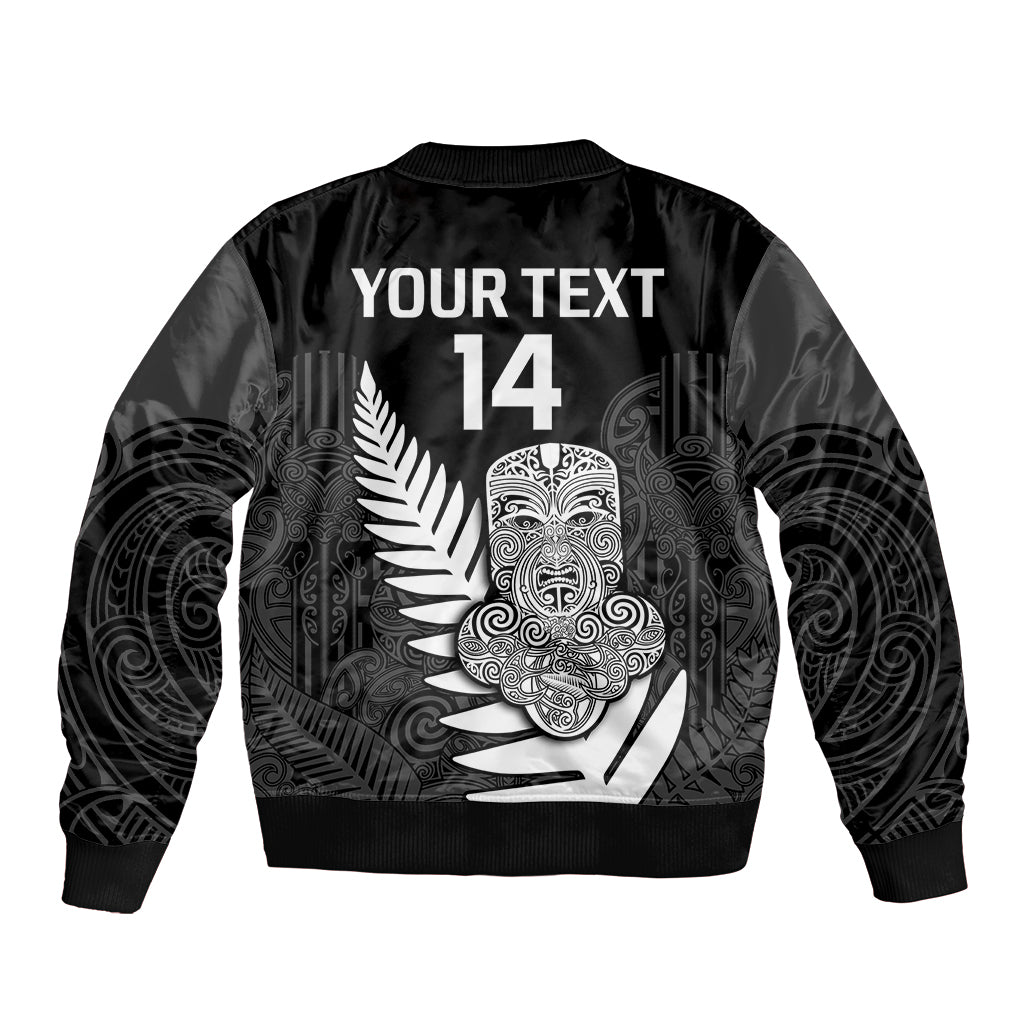 custom-text-and-number-aotearoa-rugby-sevens-all-black-tiki-fern-bomber-jacket