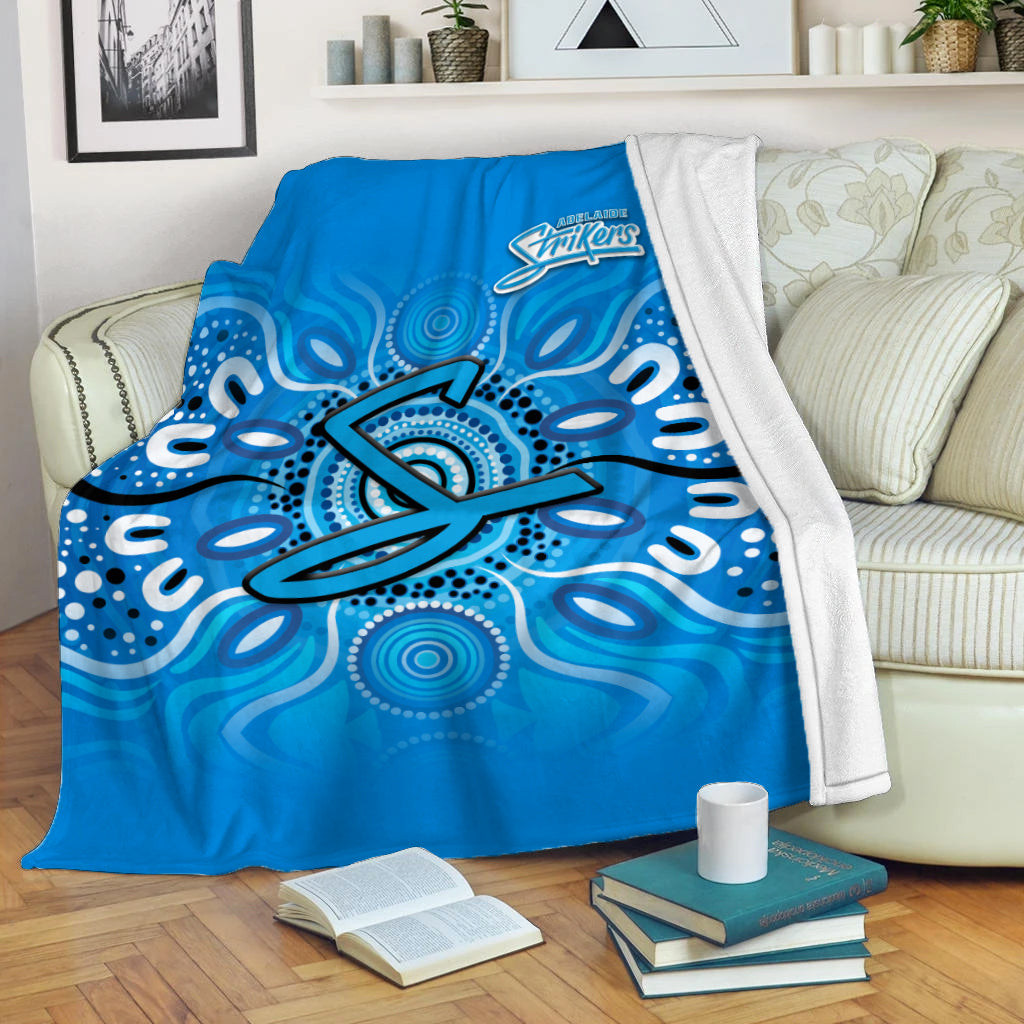 Adelaide Strikers Aboriginal Cricket 2022 Blanket - LT12