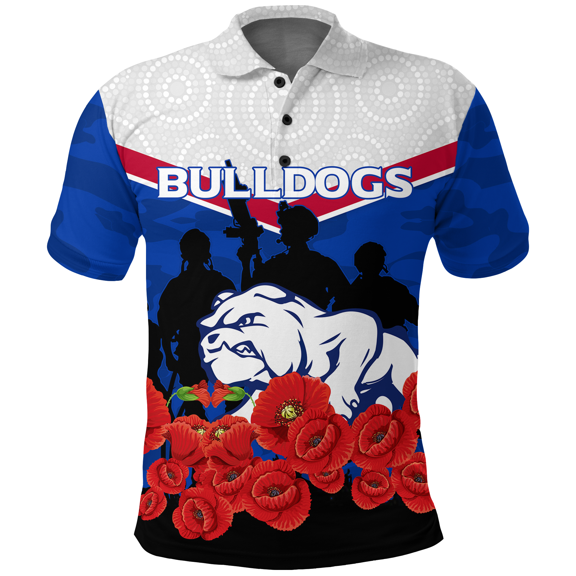 bulldogs-anzac-day-indigenous-art-polo-shirt