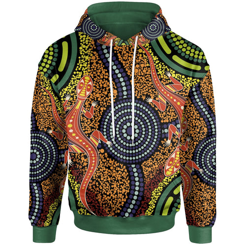 aboriginal-hoodie-aboriginal-two-lizards-dot-painting-circle