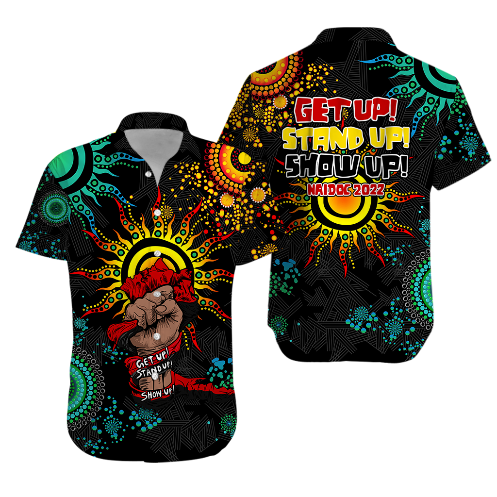 NAIDOC Week 2022 Aboriginal Art Unique Hawaiian Shirt - LT12