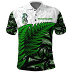 custom-personalised-aotearoa-polo-shirt-maori-fern-green