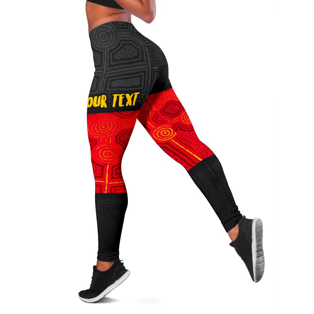 personalised-aboriginal-womens-leggings-aussie-indigenous-flag