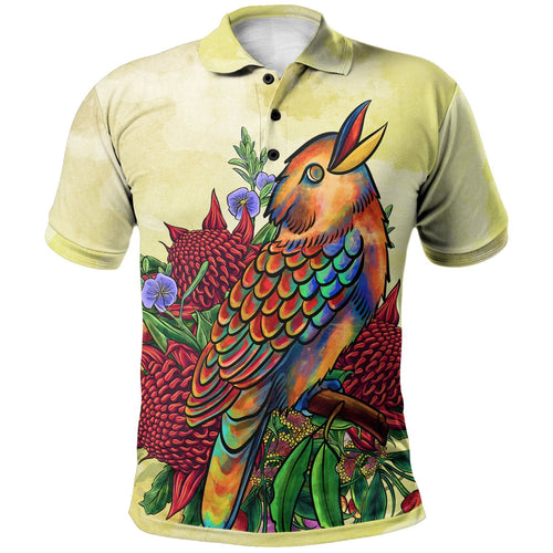 polo-shirts-australia-kookaburra-with-waratah
