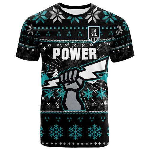 port-adelaide-t-shirt-christmas-ugly-style