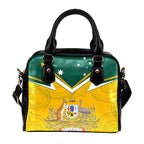 Shoulder Handbag - Australian Coat Of Arms National Color - Vibe Hoodie