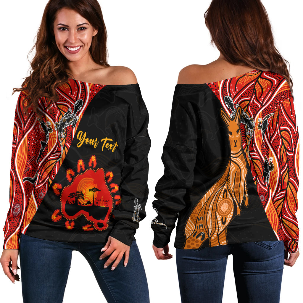 custom-personalised-australia-map-off-shoulder-sweater-aussie-kangaroo-aboriginal