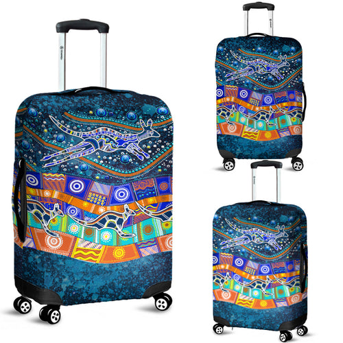 australia-indigenous-luggage-covers-dot-painting-art