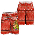 Australia Christmas Kangaroo Aboriginal Pattern Men Short - LT2