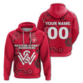 custom-personalised-western-sydney-wanderers-hoodie-indigenous-dot-painting-art