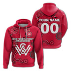 custom-personalised-western-sydney-wanderers-hoodie-indigenous-dot-painting-art