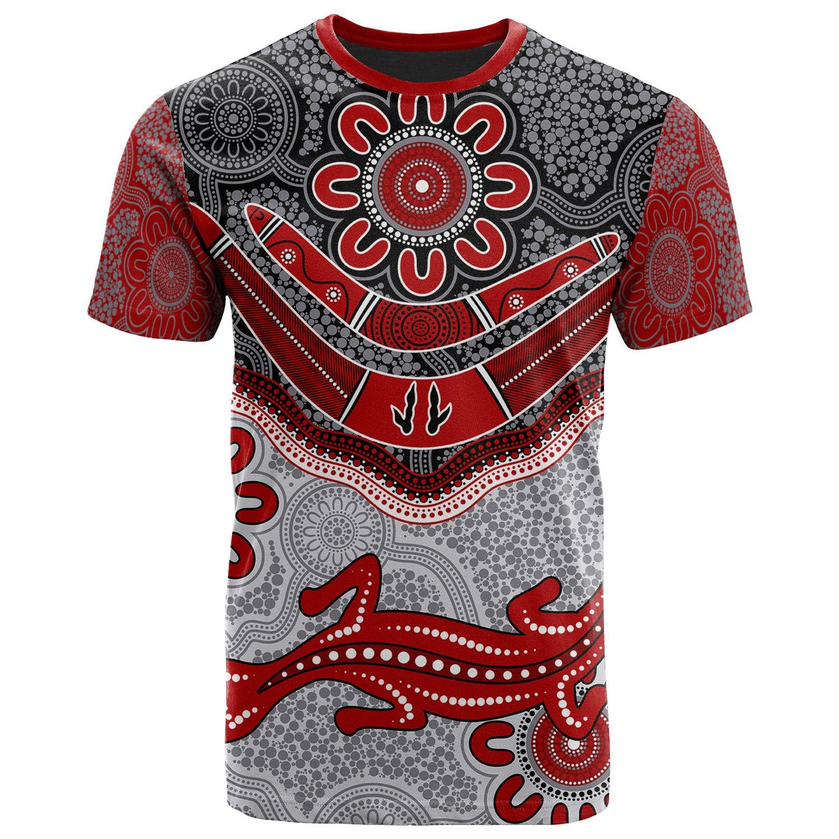 aboriginal-t-shirt-indigenous-boomerang-and-lizard-art