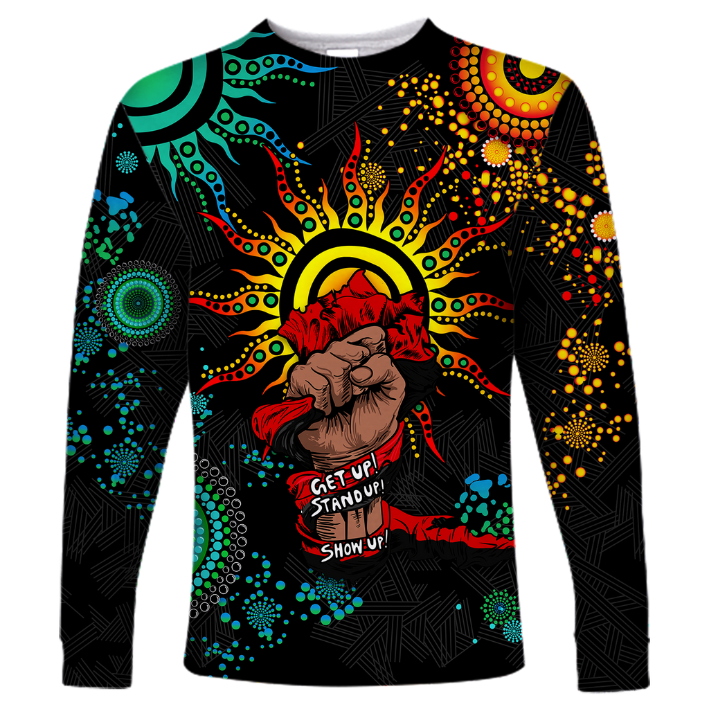 NAIDOC Week 2022 Aboriginal Art Unique Long Sleeve Shirt