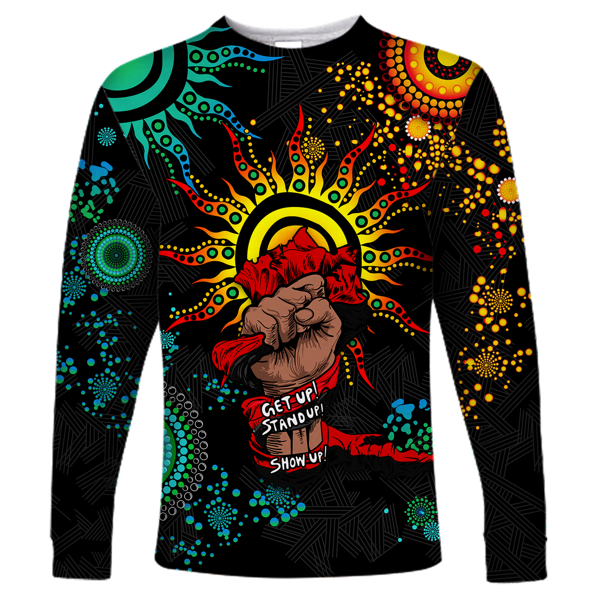 NAIDOC Week 2022 Aboriginal Art Unique Long Sleeve Shirt