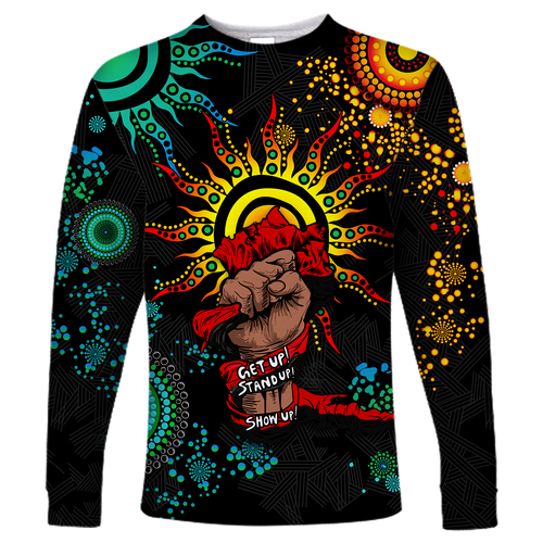 NAIDOC Week 2022 Aboriginal Art Unique Long Sleeve Shirt