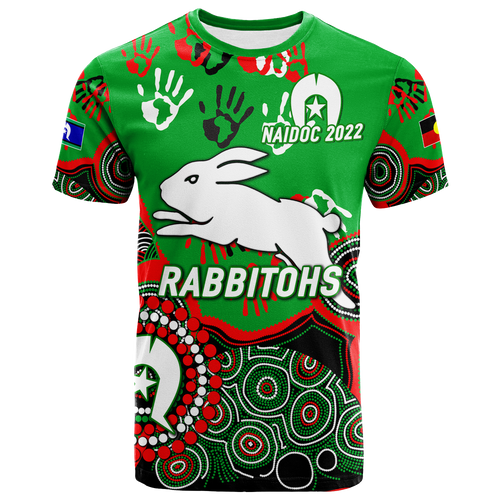 custom-personalised-rabbitohs-rugby-naidoc-2022-aboriginal-t-shirt
