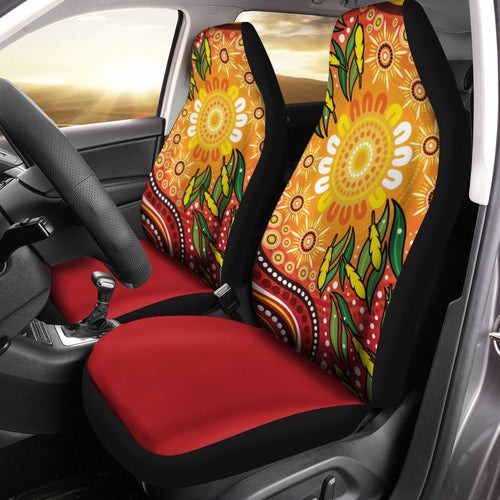 aboriginal-car-seat-covers-indigenous-circle-leaf-patterns
