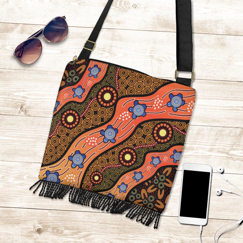 boho-aboriginal-dot-unique-style-turtle