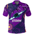 Storm Rugby ANZAC Day Camouflage Indigenous Art Polo Shirt - LT12