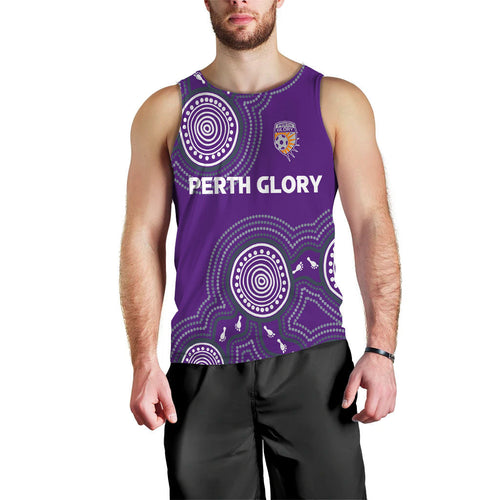 custom-personalised-perth-glory-men-tank-top-indigenous-dot-painting-art
