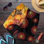aboriginal-mens-shorts-couple-aboriginal-lizards