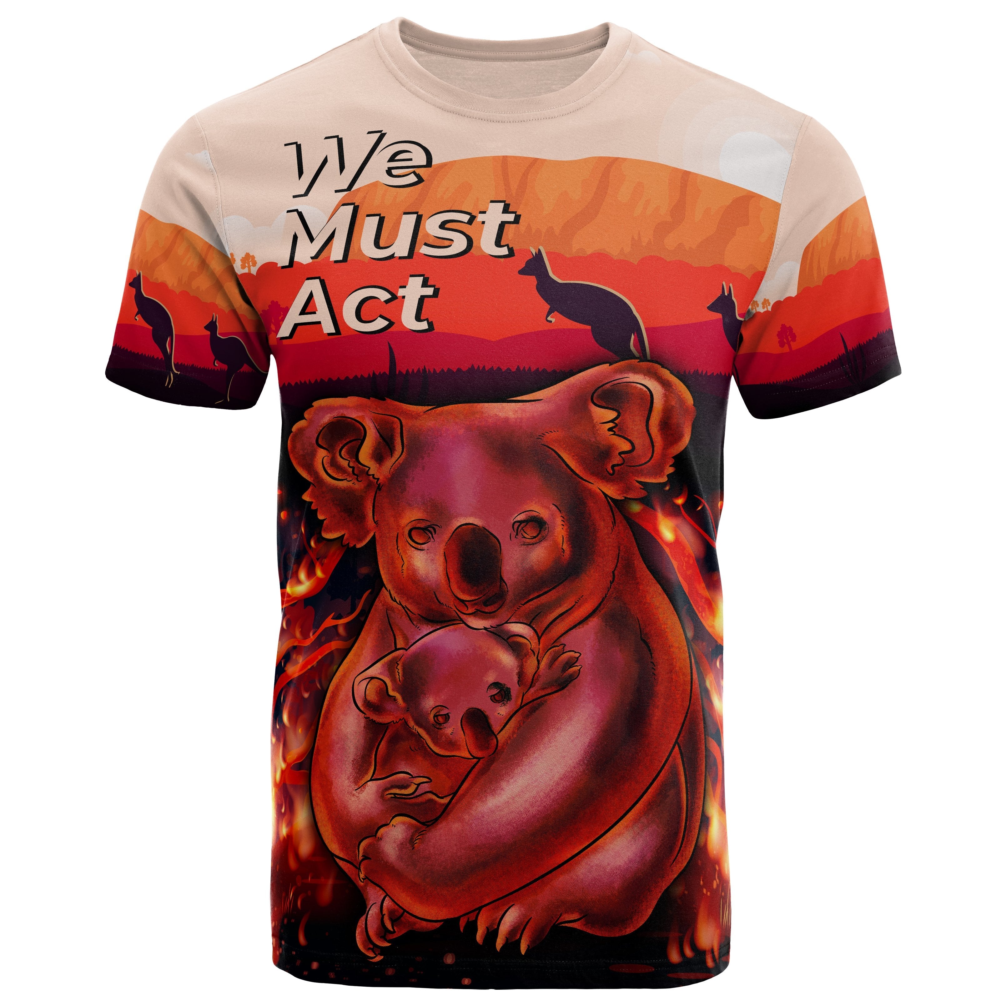 t-shirt-koala-bushfire-shirt-pray-for-australia