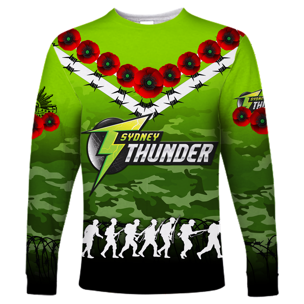 custom-personalised-sydney-thunder-anzac-2022-long-sleeve-shirt-camouflage-with-poppy