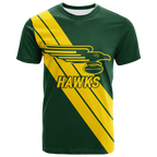 (Custom Personalised) Hawks Football 2022 Augusta Margaret River T-Shirt 
