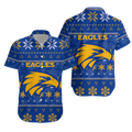 West Coast Eagles Club Hawaiian Shirt - Christmas Ugly Style