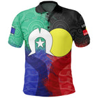 aboriginal-kid-polo-shirts-australia-naidoc-week-indigenous-flag-style-for-kid
