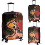 luggage-cover-aboriginal-snake-with-dot-painting