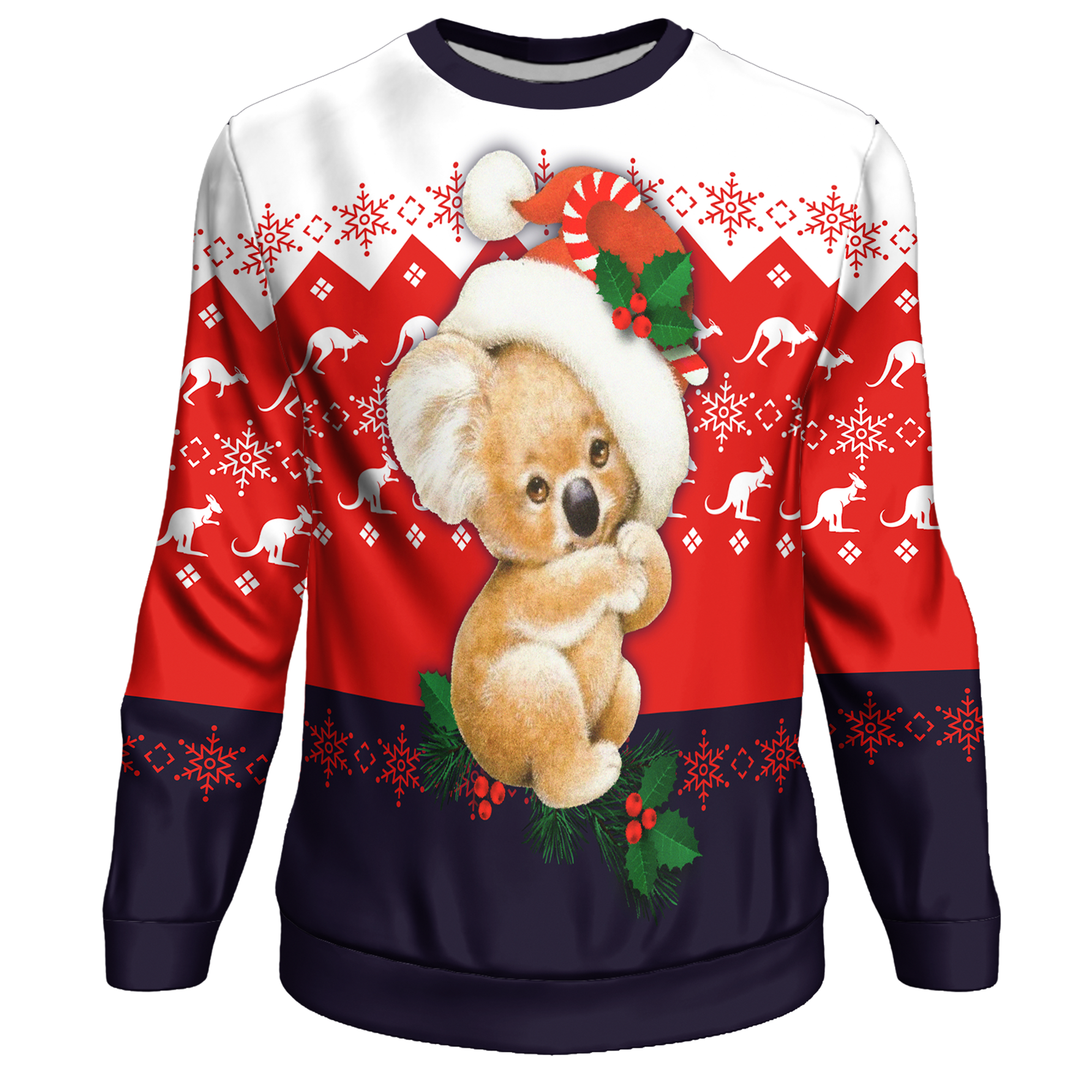 christmas-sweatshirt-koala-kangaroo-symbol-patterns-snowflakes