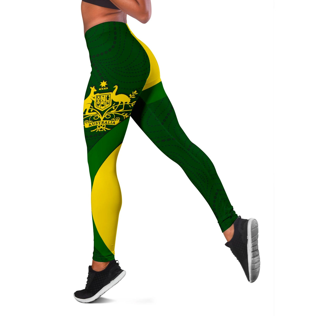 leggings-australia-coat-of-arms-tight-pants-national-colors-women