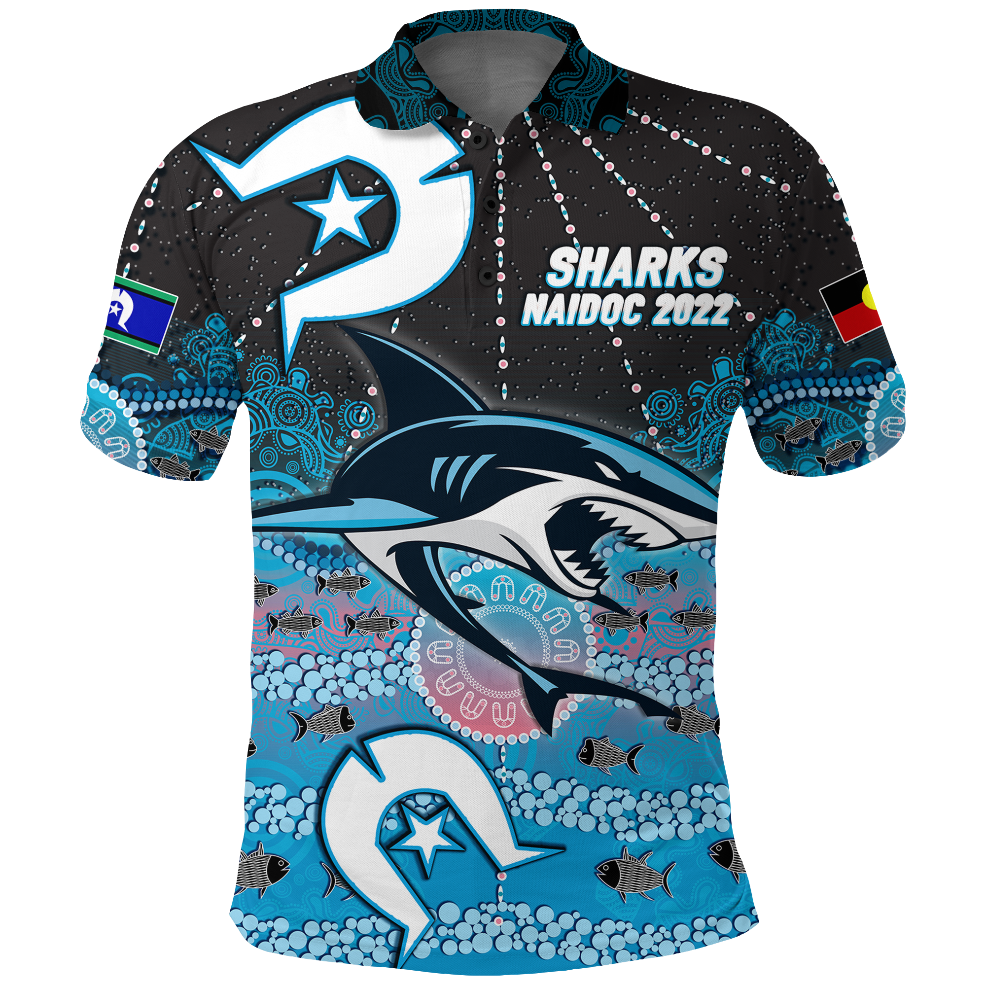 sharks-rugby-naidoc-2022-aboriginal-polo-shirt
