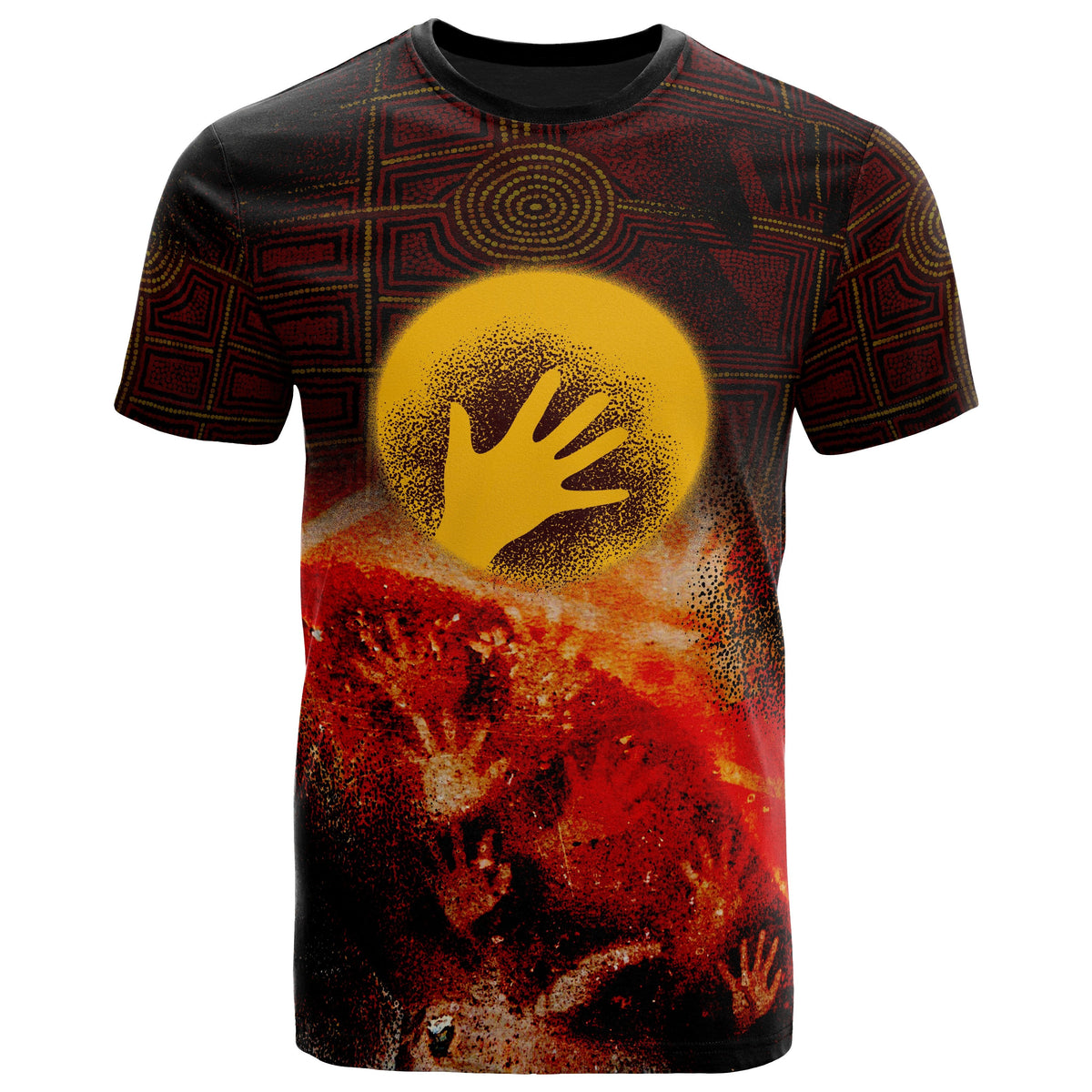 aboriginal-t-shirts-indigenous-flag-hand-art